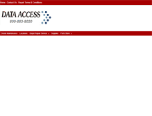 Tablet Screenshot of dataaccessdirect.com